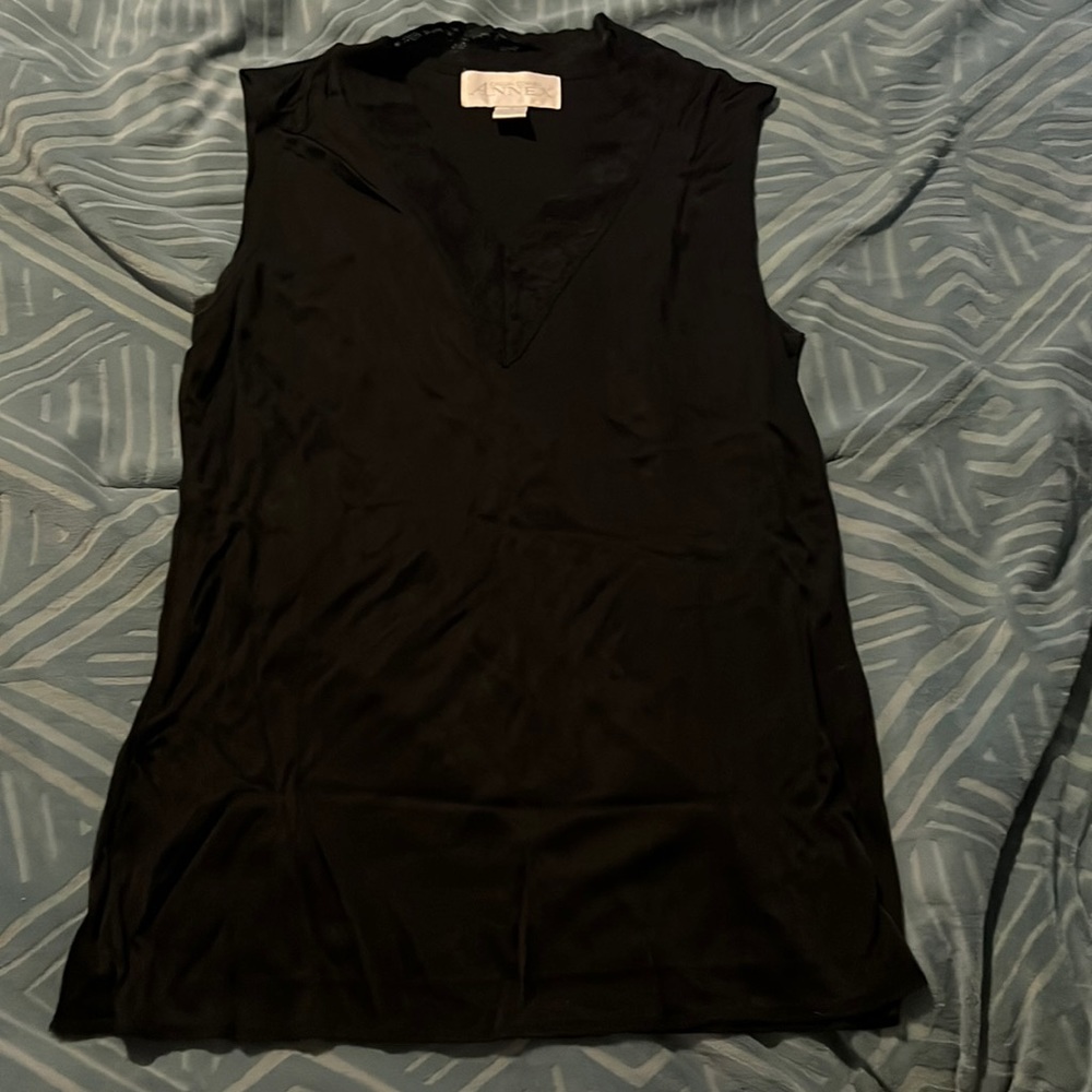 Casual corner - Small - black silk tank top
